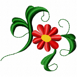 Flowers Embroidery Design 7 Flowers Embroidery Design 7